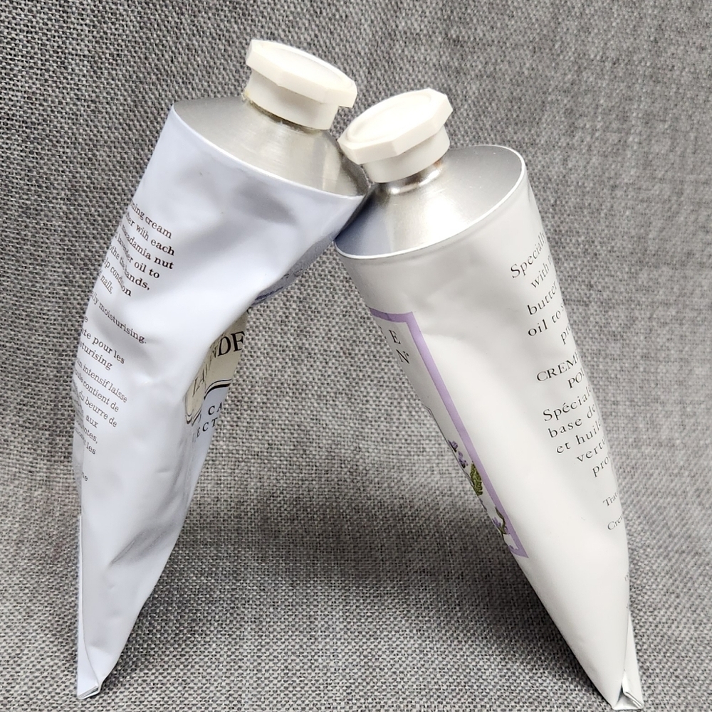 Crabtree and Evelyn Lavender Hand Therapy Discontinued Lotion Lot Of 2 Used - Picture 3 of 3